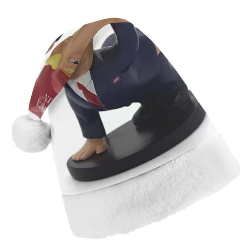 RKJVB Weihnachtsmütze mit Cartoon-Präsidenten-Motiv für Damen und Herren, Weihnachtsmütze, Weihnachtsmütze, Partyhut, Strumpfmütze, Totenkopfmütze, RKJVB Weihnachtsmütze mit Cartoon-Präsidenten-Motiv für Damen und Herren, Weihnachtsmütze, Weihnachtsmütze, Partyhut, Strumpfmütze, Totenkopfmütze, von RKJVB