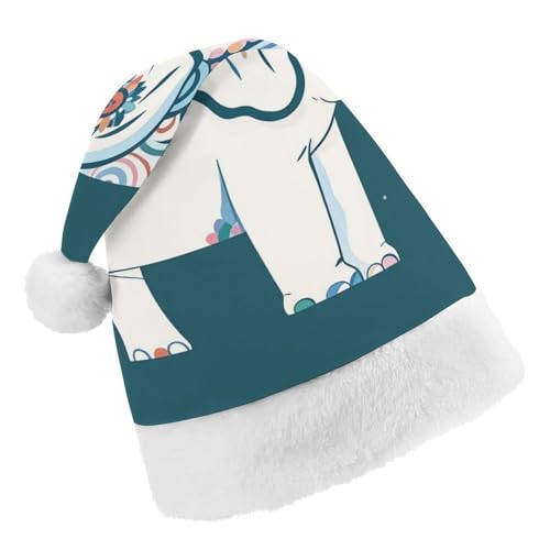 RKJVB Weihnachtsmütze mit Elefantenmuster für Damen und Herren, Weihnachtsmütze, Weihnachtsmannmütze, Weihnachtsstrumpfmütze, Totenkopfmütze, Größe S RKJVB Weihnachtsmütze mit Elefantenmuster für Damen und Herren, Weihnachtsmütze, Weihnachtsmannmütze, Weihnachtsstrumpfmütze, Totenkopfmütze, Größe S von RKJVB