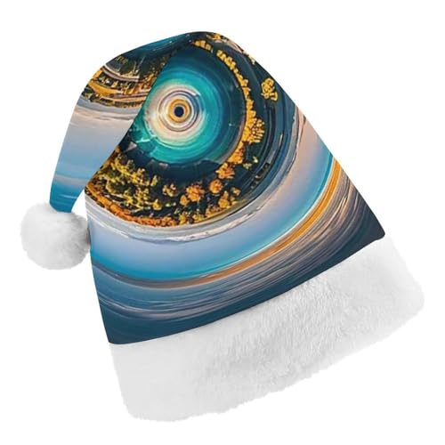 RKJVB Weihnachtsmütze mit himmlischem Auge für Damen und Herren, Weihnachtsmütze, Weihnachtsstrumpf, Totenkopfmütze, Erwachsene RKJVB Weihnachtsmütze mit himmlischem Auge für Damen und Herren, Weihnachtsmütze, Weihnachtsstrumpf, Totenkopfmütze, Erwachsene von RKJVB