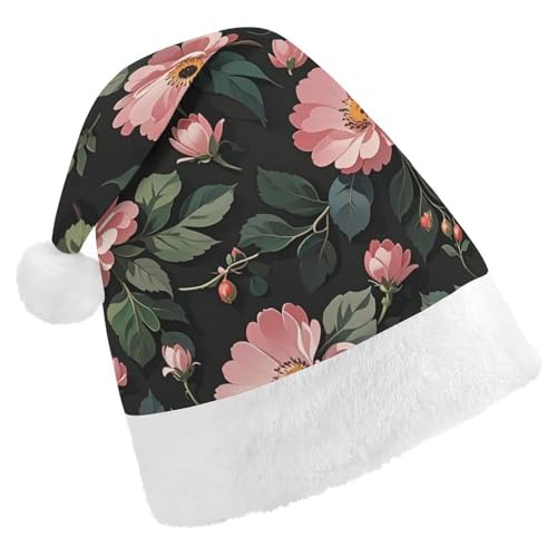 RKJVB Weihnachtsmütze mit schönen Blumen für Damen und Herren, Weihnachtsmütze, Weihnachtsmütze, Partyhut, Strumpfmütze, Totenkopfmütze, Größe S RKJVB Weihnachtsmütze mit schönen Blumen für Damen und Herren, Weihnachtsmütze, Weihnachtsmütze, Partyhut, Strumpfmütze, Totenkopfmütze, Größe S von RKJVB