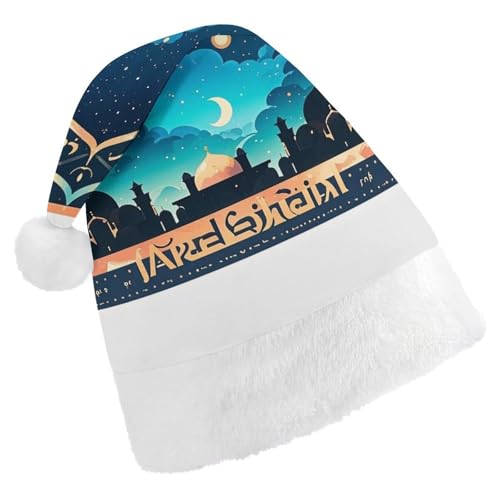 RKJVB Weihnachtsmütze mit strukturiertem Bogen für Damen und Herren, Weihnachtsmütze, Weihnachtsmütze, Partyhut, Strumpfmütze, Totenkopfmütze, Größe S RKJVB Weihnachtsmütze mit strukturiertem Bogen für Damen und Herren, Weihnachtsmütze, Weihnachtsmütze, Partyhut, Strumpfmütze, Totenkopfmütze, Größe S von RKJVB