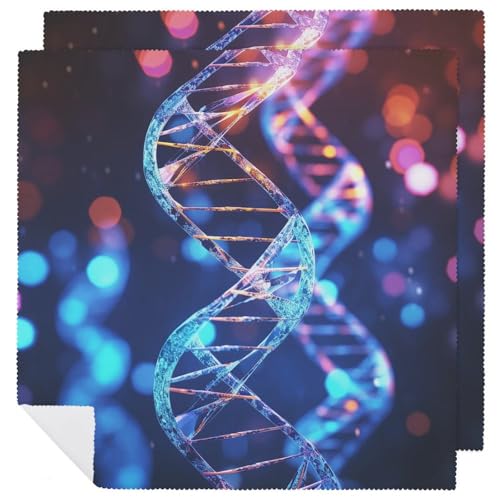 Stoffservietten, weich, saugfähig, Tischservietten, Set mit 2 Stück, langlebige Dinnerservietten, DNA, genetische Helix, wiederverwendbar, waschbar, Küchen-Tischsets für Partys, Restaurant Stoffservietten, weich, saugfähig, Tischservietten, Set mit 2 Stück, langlebige Dinnerservietten, DNA, genetische Helix, wiederverwendbar, waschbar, Küchen-Tischsets für Partys, Restaurant von RKJVB