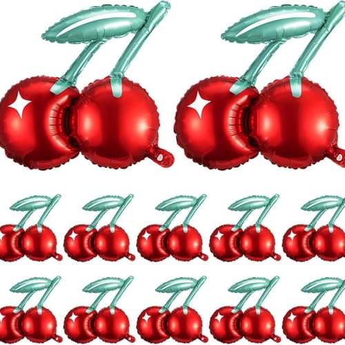 Erdbeerballons, Kirschballons - RKMYTR 6pcs Rot Folienballon für Geburtstagsfeiern, Babypartys & Heimdekoration Kirschen Geburtstagsdekorationen für Gins Junggesellinnenabschied Erdbeerballons, Kirschballons - RKMYTR 6pcs Rot Folienballon für Geburtstagsfeiern, Babypartys & Heimdekoration Kirschen Geburtstagsdekorationen für Gins Junggesellinnenabschied von RKMYTR