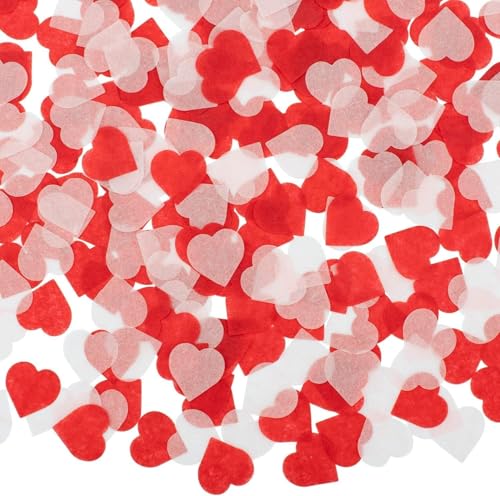 RKMYTR 1 Zoll Valentinstag Papier Konfetti 12000 Stück Rot Herz Tissue Konfetti Party Tischdekorationen für Ballon, Hochzeit, Urlaub, Geburtstag RKMYTR 1 Zoll Valentinstag Papier Konfetti 12000 Stück Rot Herz Tissue Konfetti Party Tischdekorationen für Ballon, Hochzeit, Urlaub, Geburtstag von RKMYTR