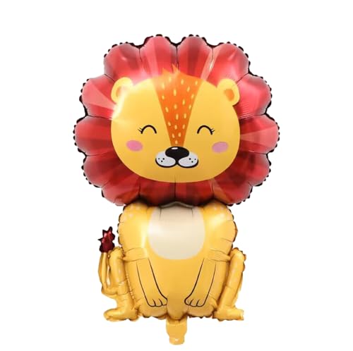 RKMYTR 2 Stück Stitch Lion King Folienballons, groß, 77 x 50 cm, Helium-Tierballons für Safari, Geburtstag, Camping, Weihnachten, Valentinstag, Party-Dekorationen RKMYTR 2 Stück Stitch Lion King Folienballons, groß, 77 x 50 cm, Helium-Tierballons für Safari, Geburtstag, Camping, Weihnachten, Valentinstag, Party-Dekorationen von RKMYTR