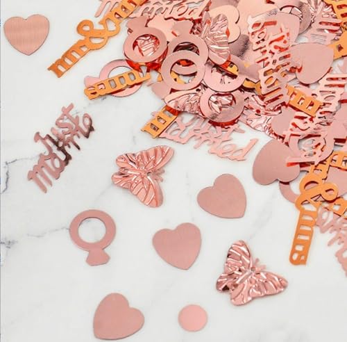 RKMYTR 30 g Buchstabe Schmetterling Herz Just Married Hochzeit Konfetti Tischkonfetti Verlobung Tischdeko Konfetti Rosa Hochzeit Tischstreuung für Brautpartys, Verlobung & Geburtstag Party Dekor RKMYTR 30 g Buchstabe Schmetterling Herz Just Married Hochzeit Konfetti Tischkonfetti Verlobung Tischdeko Konfetti Rosa Hochzeit Tischstreuung für Brautpartys, Verlobung & Geburtstag Party Dekor von RKMYTR