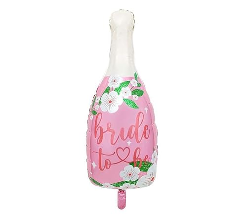 RKMYTR Champagnerflaschen-Ballons mit Blumendesign, 2 Stück, Junggesellinnenabschied, Junggesellinnenabschied, Brautparty und Junggesellinnenabschied-Zubehör RKMYTR Champagnerflaschen-Ballons mit Blumendesign, 2 Stück, Junggesellinnenabschied, Junggesellinnenabschied, Brautparty und Junggesellinnenabschied-Zubehör von RKMYTR