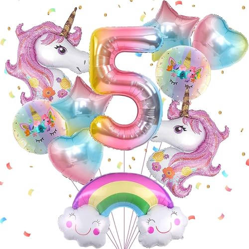 RKMYTR Einhorn 3. Geburtstag Party Dekorationen für Mädchen Lila Rosa Einhorn Party Thema Ballon Set Große Regenbogen Einhorn Helium Ballons mit Herz und Stern Baby Shower Kinder Supplies RKMYTR Einhorn 3. Geburtstag Party Dekorationen für Mädchen Lila Rosa Einhorn Party Thema Ballon Set Große Regenbogen Einhorn Helium Ballons mit Herz und Stern Baby Shower Kinder Supplies von RKMYTR