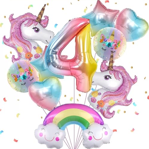 RKMYTR Einhorn 3. Geburtstag Party Dekorationen für Mädchen Lila Rosa Einhorn Party Thema Ballon Set Große Regenbogen Einhorn Helium Ballons mit Herz und Stern Baby Shower Kinder Supplies RKMYTR Einhorn 3. Geburtstag Party Dekorationen für Mädchen Lila Rosa Einhorn Party Thema Ballon Set Große Regenbogen Einhorn Helium Ballons mit Herz und Stern Baby Shower Kinder Supplies von RKMYTR