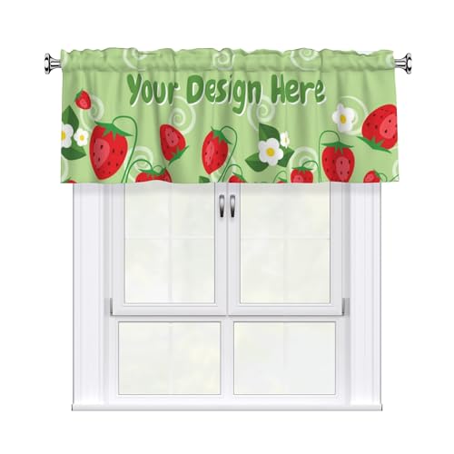RKXGiftopia Personalisierte Gardinen-Borte – Kurzgardine mit Wunschmotiv, Fensterschmuck mit Stangendurchzug für Küche, Bad oder Waschküche, 54x18in/137x46cm RKXGiftopia Personalisierte Gardinen-Borte – Kurzgardine mit Wunschmotiv, Fensterschmuck mit Stangendurchzug für Küche, Bad oder Waschküche, 54x18in/137x46cm von RKXGiftopia