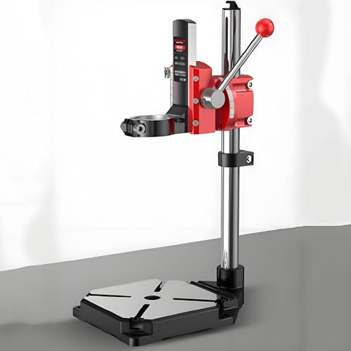 RKXKJ Tischbohrmaschine, Hochleistungs-Bohrständer Für Handbohrmaschinen, 90°-Drehklemme, Hochpräzise, Gusseisenbasis, Rotation, Bohren, Schleifen Und Schneiden von RKXKJ