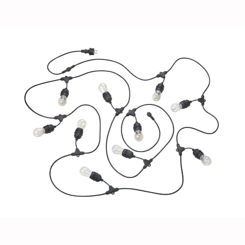 Reality Leuchten LED Außen Lichterkette Chain R74771132, Kunststoff Schwarz, inkl. 10x 1 Watt LED E27, Länge 6.5 Meter Reality Leuchten LED Außen Lichterkette Chain R74771132, Kunststoff Schwarz, inkl. 10x 1 Watt LED E27, Länge 6.5 Meter von RL LIVE YOUR LIGHT