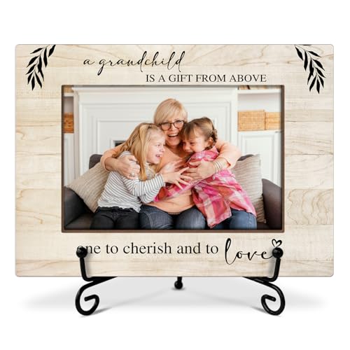 Bilderrahmen für Enkelkinder, Geschenke von Enkelkindern, Holz-Bilderrahmen mit Ständer, 10,2 x 15,2 cm, Bilderrahmen für Tischregal, Heimbüro, Schlafzimmer, Schreibtisch-Dekoration, 21 Bilderrahmen für Enkelkinder, Geschenke von Enkelkindern, Holz-Bilderrahmen mit Ständer, 10,2 x 15,2 cm, Bilderrahmen für Tischregal, Heimbüro, Schlafzimmer, Schreibtisch-Dekoration, 21 von RLCNOT