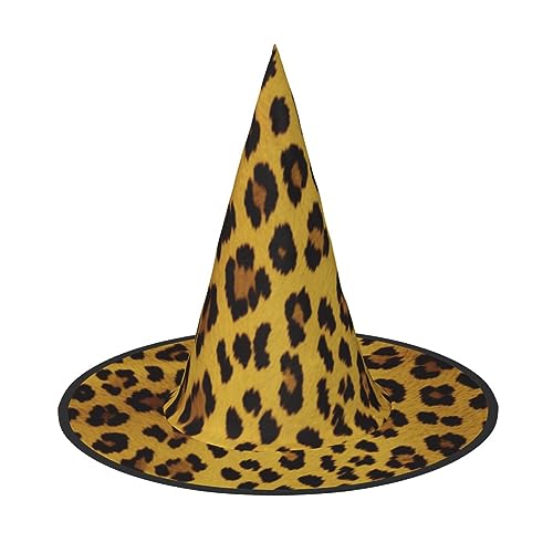RLDOBOFE Halloween-Hexenhut, Cosplay-Kappe, Halloween-Dekoration, Kostümzubehör für Halloween, Party, Gelb von RLDOBOFE