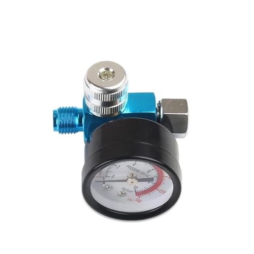 RLZQSGOT 1/5 STÜCKE 1/4'' Öl-Wasser-Abscheider Luftfilter Feuchtigkeitsfalle Europäischer Stil Geeignet for Kompressor-Farbspritzpistolen-Werkzeuge Druckteile(5 Pcs,Regulator) von RLZQSGOT