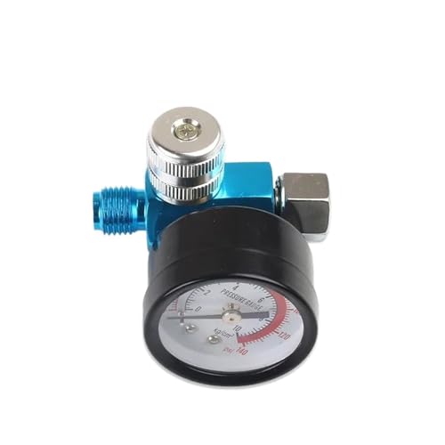 RLZQSGOT Öl-Wasser-Abscheiderfilter, 1/4 Zoll Luftkompressor-Feuchtigkeitsfilter, Spritzpistolen-Wasserabscheider for Lackieren von Luftleitungszubehör(5 Pcs,Only Regulator) von RLZQSGOT