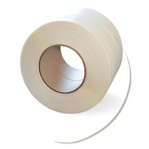 RM Umreifungsband PP weiß, 1 Rolle, 12 mm Breite, 3000 m Bandlänge, 0,55 mm Stärke von RM