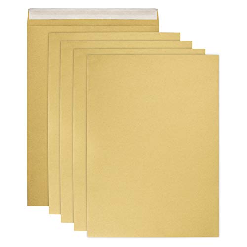 RMENOOR 50 Stück Briefumschläge A4 Braune Versandtaschen Große Faltentasche Ohne Fenster Umschläge Kraftpapier Selbstklebend Briefkuvert Faltenversandtasche Briefhülle für Dokumente (228mm x 324mm) RMENOOR 50 Stück Briefumschläge A4 Braune Versandtaschen Große Faltentasche Ohne Fenster Umschläge Kraftpapier Selbstklebend Briefkuvert Faltenversandtasche Briefhülle für Dokumente (228mm x 324mm) von RMENOOR