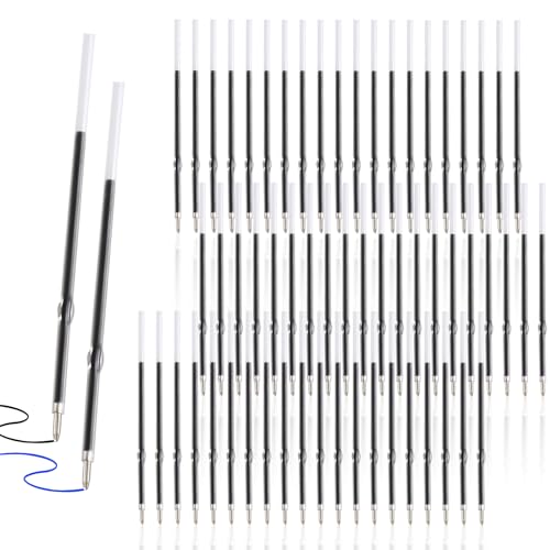 Kugelschreiber minen Set, 60 Stück Kugelschreibermine Ersatz in kugelschreiberminen blau & kugelschreiberminen schwarz. Passend für Kugelschreiber mit 98mm Länge. Kugelschreiber minen Set, 60 Stück Kugelschreibermine Ersatz in kugelschreiberminen blau & kugelschreiberminen schwarz. Passend für Kugelschreiber mit 98mm Länge. von RMIVEGLIA
