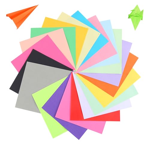 ( 200 Blatt ) Origami Papier, 20 Farben, 15 x 15 cm - Doppelseitiges farbiges Bastelpapier für kreative Origami-Kunstwerke, ideal zum Basteln und Gestalten. ( 200 Blatt ) Origami Papier, 20 Farben, 15 x 15 cm - Doppelseitiges farbiges Bastelpapier für kreative Origami-Kunstwerke, ideal zum Basteln und Gestalten. von RMIVEGLIA