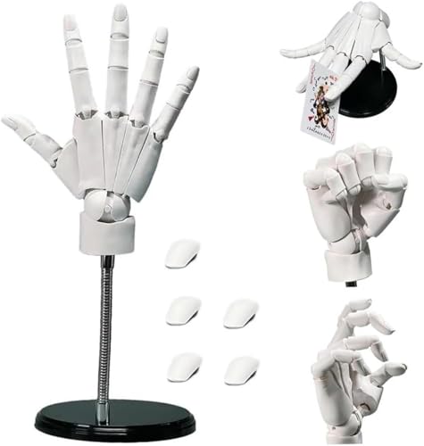 Handmodell, 1:1 flexibles linkes und rechtes Handmodell, verstellbares Künstlerhandmodell, bewegliche Schaufensterpuppenhand, lebendiges Handmodell einer Gliederpuppe, for Schreibtischdekoration, Skiz Handmodell, 1:1 flexibles linkes und rechtes Handmodell, verstellbares Künstlerhandmodell, bewegliche Schaufensterpuppenhand, lebendiges Handmodell einer Gliederpuppe, for Schreibtischdekoration, Skiz von RMJEZTQD