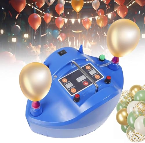 Schnellfüll-Inflator-Deflator, 1200 W elektrische Ballongebläsepumpe, tragbarer Ballon-Inflator mit Doppeldüse und intelligenter Zeit- und Mengenkontrolle for Geburtstagsfeiern, Partys, Hochzeitsfeier Schnellfüll-Inflator-Deflator, 1200 W elektrische Ballongebläsepumpe, tragbarer Ballon-Inflator mit Doppeldüse und intelligenter Zeit- und Mengenkontrolle for Geburtstagsfeiern, Partys, Hochzeitsfeier von RMJEZTQD
