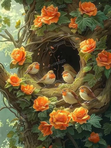 Holz-Puzzle, Blumenmotiv, Vogelhaus, 1000 Teile, 50,8 x 76,2 cm, lustige Indoor-Aktivität, Geschenkposter, Geduldsteigerung, Stressabbau, Geschenke Holz-Puzzle, Blumenmotiv, Vogelhaus, 1000 Teile, 50,8 x 76,2 cm, lustige Indoor-Aktivität, Geschenkposter, Geduldsteigerung, Stressabbau, Geschenke von RMSGOZO