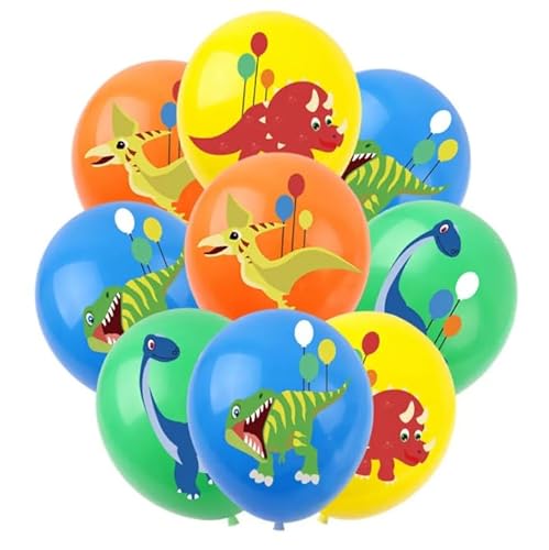 RNHDLY 36 Stück Dino Luftballon, 12 Zoll Dinosaurier Luftballon, Dino Geburtstag Deko, Dinosaurier Latex Ballons für Geburtstag Geschenk, Dinosaurier Jungle Geburtstagsdeko RNHDLY 36 Stück Dino Luftballon, 12 Zoll Dinosaurier Luftballon, Dino Geburtstag Deko, Dinosaurier Latex Ballons für Geburtstag Geschenk, Dinosaurier Jungle Geburtstagsdeko von RNHDLY