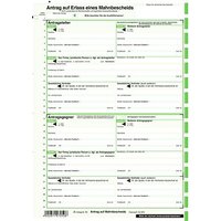 10 RNK-Verlag Mahnbescheide für maschinelle Bearbeitung Formulare 705/10 von RNK-Verlag