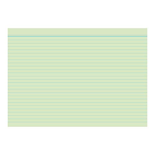 RNKVERLAG 115085 - Karteikarten liniert 5 mm, grün, DIN A8, 1 Packung à 100 Karten RNKVERLAG 115085 - Karteikarten liniert 5 mm, grün, DIN A8, 1 Packung à 100 Karten von RNKVERLAG