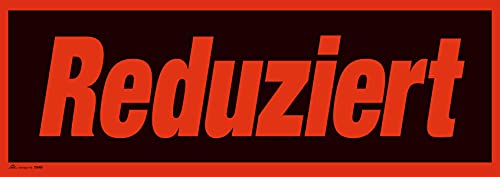 RNKVERLAG 1540 - Plakat „Reduziert“, 480 x 170 mm, 10 Blatt im Abreißblock, 1 Stück RNKVERLAG 1540 - Plakat „Reduziert“, 480 x 170 mm, 10 Blatt im Abreißblock, 1 Stück von RNKVERLAG