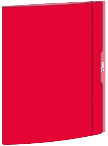 RNKVERLAG 45336 - Sammelmappe rot, 310 x 440 mm, DIN A3, mit Gummizugverschluss, 1 Stück von RNKVERLAG
