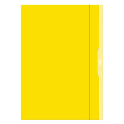 RNKVERLAG 45339 - Sammelmappe gelb, 310 x 440 mm, DIN A3, mit Gummizugverschluss, 1 Stück von RNKVERLAG