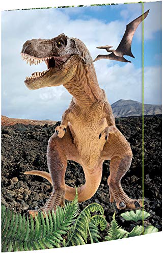 RNKVERLAG 45356 - Zeichenmappe T-REX 310 x 440 mm DIN A3 mit Gummizugverschluss, 1 Stück von RNKVERLAG