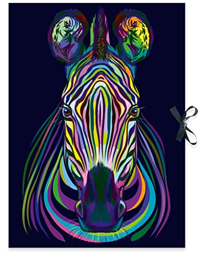 RNKVERLAG 45365 - Zeichenmappe Neon 44 x 62 cm, DIN A2, mit schwarzem Verschlussband, 1 Stück RNKVERLAG 45365 - Zeichenmappe Neon 44 x 62 cm, DIN A2, mit schwarzem Verschlussband, 1 Stück von RNKVERLAG
