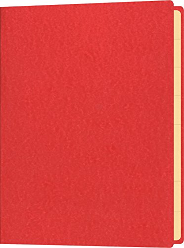 RNKVERLAG 4561-2 - Mappe mit Gummizug für Inhalte bis DIN A5, 18 x 25 cm, mit 10 Registerblättern, rot, 1 Stück von RNKVERLAG