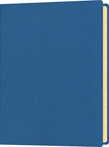 RNK 4561-4 - Mappe mit Gummizug für Inhalte bis DIN A5, 18 x 25 cm, mit 10 Registerblättern, blau von RNKVERLAG