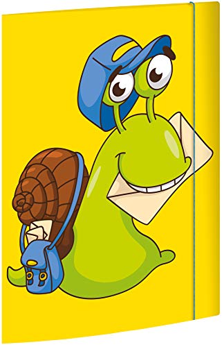 RNKVERLAG 46330 - Postmappe „Schneckenpost“ 240 x 330 mm, DIN A4, mit Gummizugverschluss, 1 Stück RNKVERLAG 46330 - Postmappe „Schneckenpost“ 240 x 330 mm, DIN A4, mit Gummizugverschluss, 1 Stück von RNKVERLAG
