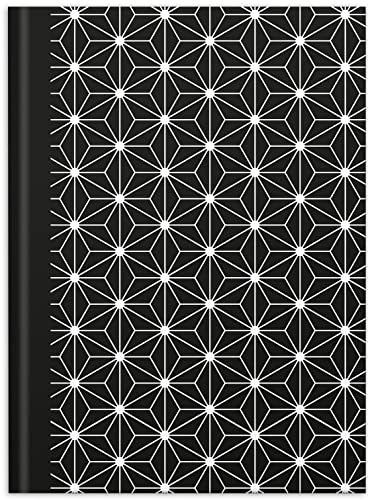 RNKVERLAG 46747 - Notizbuch „black & white Stars“ in DIN A5 dotted, mit 96 Blatt 70 g/m², 1 Stück RNKVERLAG 46747 - Notizbuch „black & white Stars“ in DIN A5 dotted, mit 96 Blatt 70 g/m², 1 Stück von RNKVERLAG