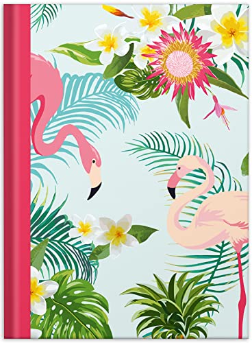 RNK 46749 - Kladde / Notizbuch „Flamingo pink“, dotted, DIN A5, 96 Blatt, 70 g/m², 1 Stück von RNK - Verlag