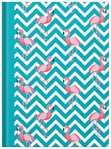 RNKVERLAG 46751 - Kladde / Notizbuch „Flamingo blau“, dotted, DIN A5, 96 Blatt, 70 g/m², 1 Stück RNKVERLAG 46751 - Kladde / Notizbuch „Flamingo blau“, dotted, DIN A5, 96 Blatt, 70 g/m², 1 Stück von RNKVERLAG