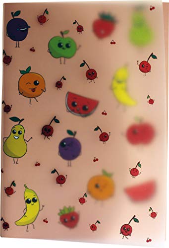 RNKVERLAG 46762 - Heft „Früchte“, kariert, DIN A5, mit PP-Kunststoff Umschlag, 100 Blatt, 60 g/m², 1 Stück RNKVERLAG 46762 - Heft „Früchte“, kariert, DIN A5, mit PP-Kunststoff Umschlag, 100 Blatt, 60 g/m², 1 Stück von RNKVERLAG