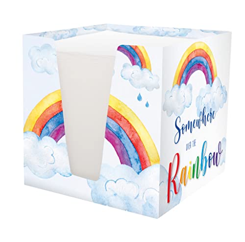 RNKVERLAG 46789 - Notizklotz Rainbow mit 900 Blatt, 92 x 92 x 92 mm, 1 Stück RNKVERLAG 46789 - Notizklotz Rainbow mit 900 Blatt, 92 x 92 x 92 mm, 1 Stück von RNKVERLAG