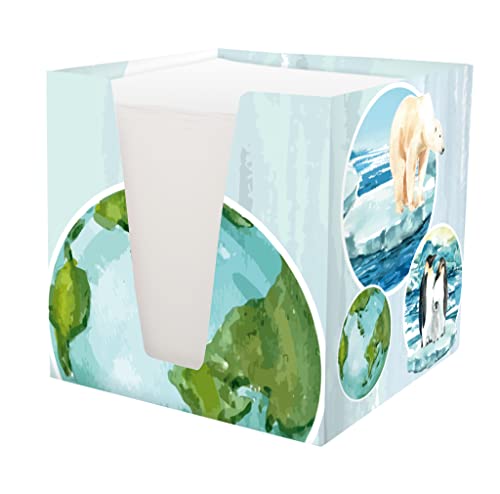 RNKVERLAG 46799 - Notizklotz World mit 900 Blatt, 92 x 92 x 92 mm, 1 Stück RNKVERLAG 46799 - Notizklotz World mit 900 Blatt, 92 x 92 x 92 mm, 1 Stück von RNKVERLAG