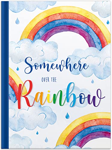 RNKVERLAG 46807 - Notizbuch „Over the Rainbow“ in DIN A4 blanko, mit 96 Blatt 70 g/m², 1 Stück von RNKVERLAG