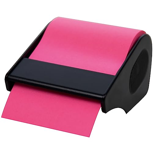 RNKVERLAG CT1907 - Haftnotiz Rolle im Abroller, 60mm x 10m, nachfüllbar, brillantpink, 1 Stück von RNKVERLAG