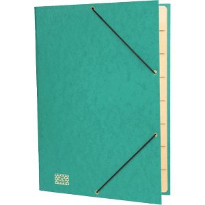 RNK Ordnungsmappe A4 Glanzkarton 390 g/qm DIN 9 Fächer grün RNK Ordnungsmappe A4 Glanzkarton 390 g/qm DIN 9 Fächer grün von RNK - Verlag