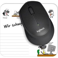 RNK-Verlag Mousepad-Notizblock weiß/grau 30 Blatt von RNK-Verlag