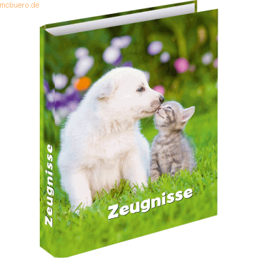 2 x RNK Zeugnisringbuch A4 4 Ringe 'Hund & Katze' 2 x RNK Zeugnisringbuch A4 4 Ringe 'Hund & Katze' von RNK