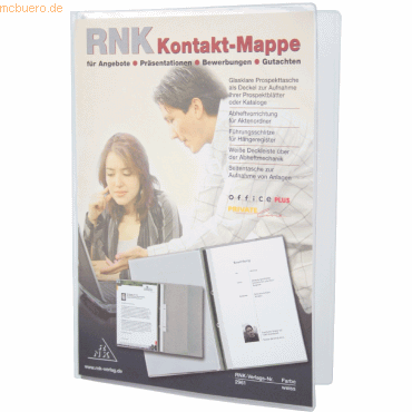 RNK Kontaktmappe A4 weiß von RNK